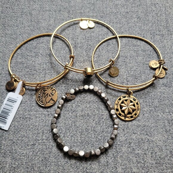 Alex and Ani Bracelet Bundle Four Bracelets - Picture 1 of 6